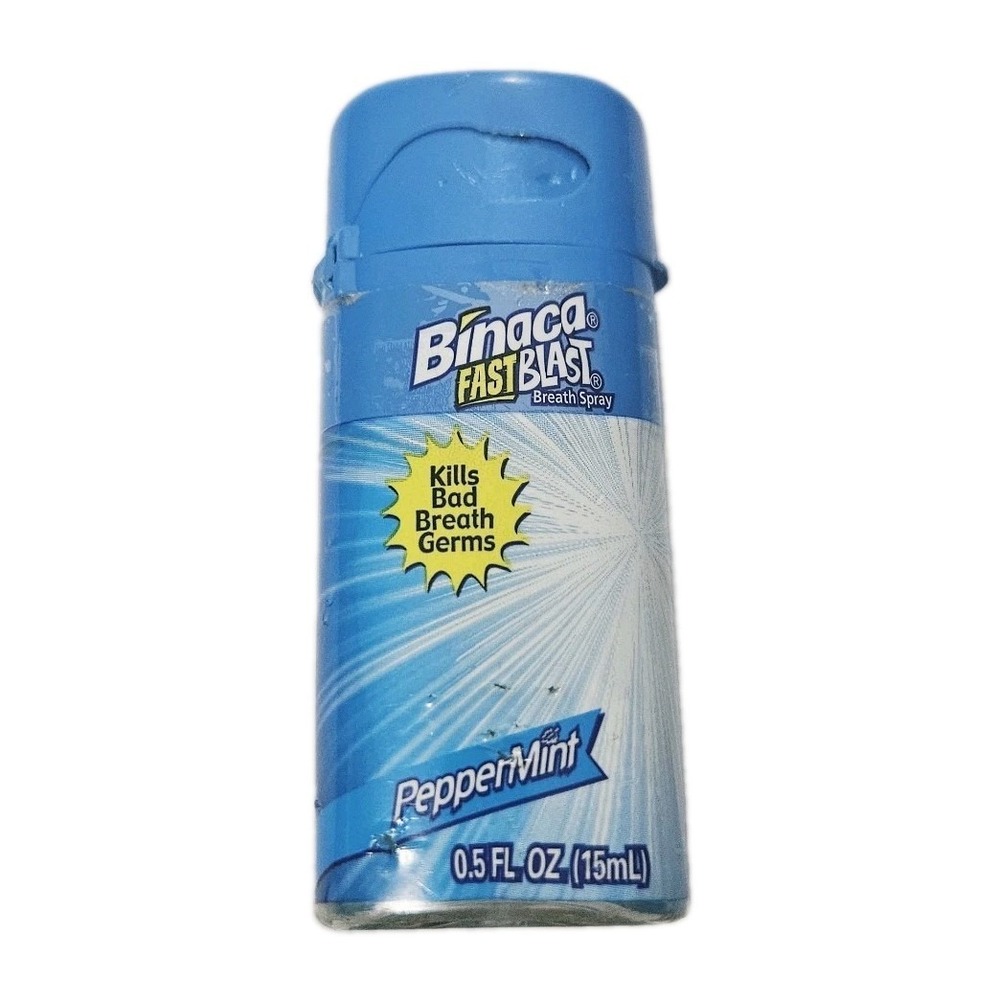 Vtg 2002 Binaca Peppermint Breath Spray Sugar Free Approximately 100 Sprays